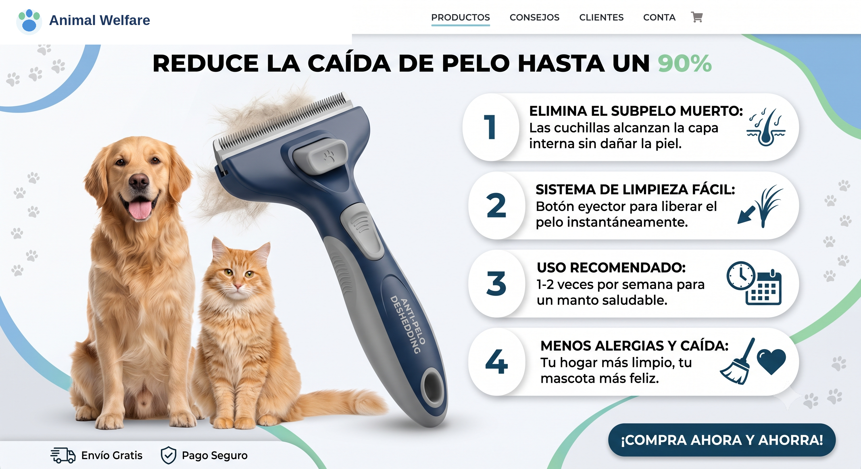 Cepillo para tu mascota
